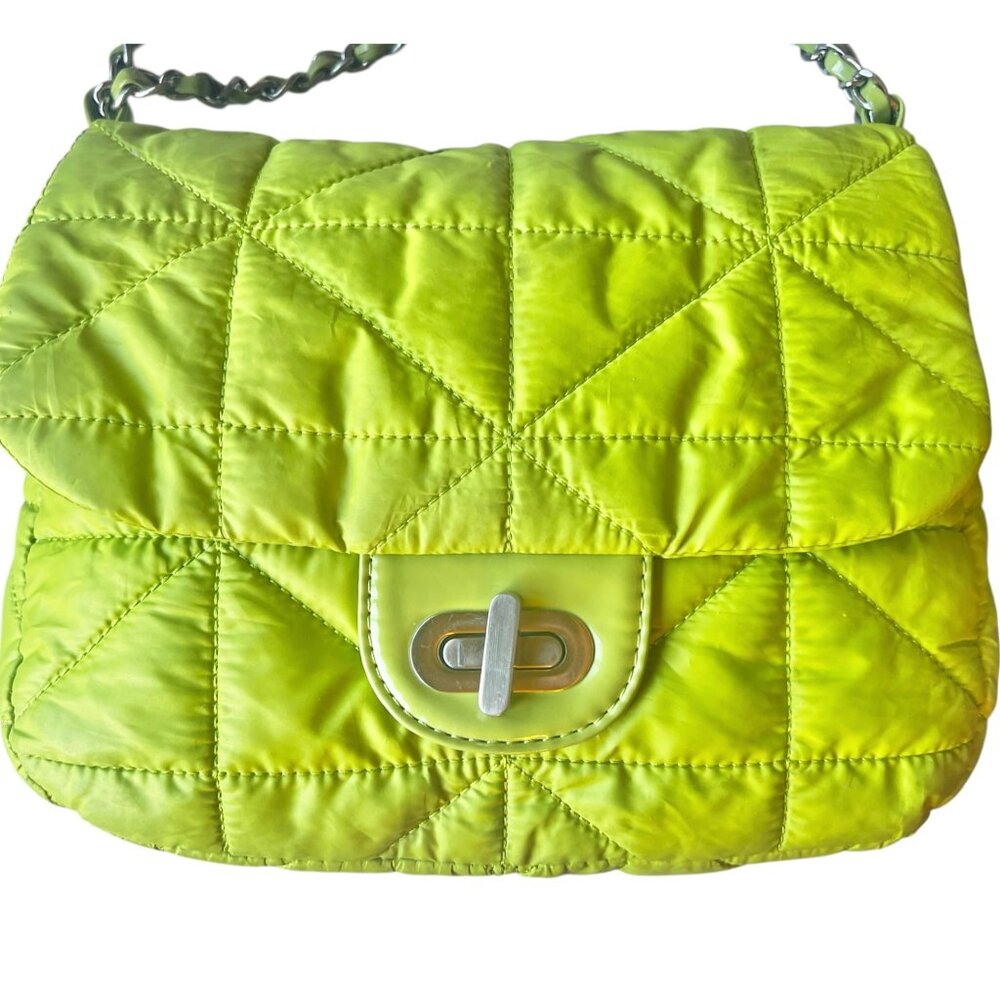 Chicos Green Crossbody Bag Handbag Purse